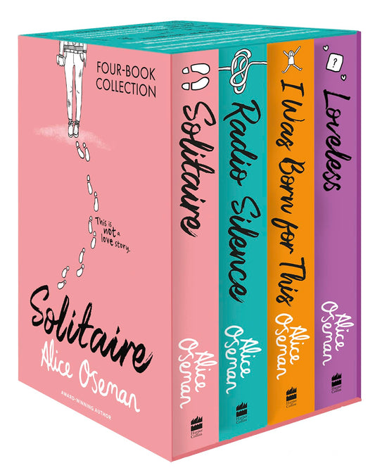 Alice Oseman Four-Book Collection Box Set (Solitaire, Radio Silence, I Was Born For This, Loveless): TikTok made me buy it! From the YA Prize winning author and creator of Netflix series HEARTSTOPPER