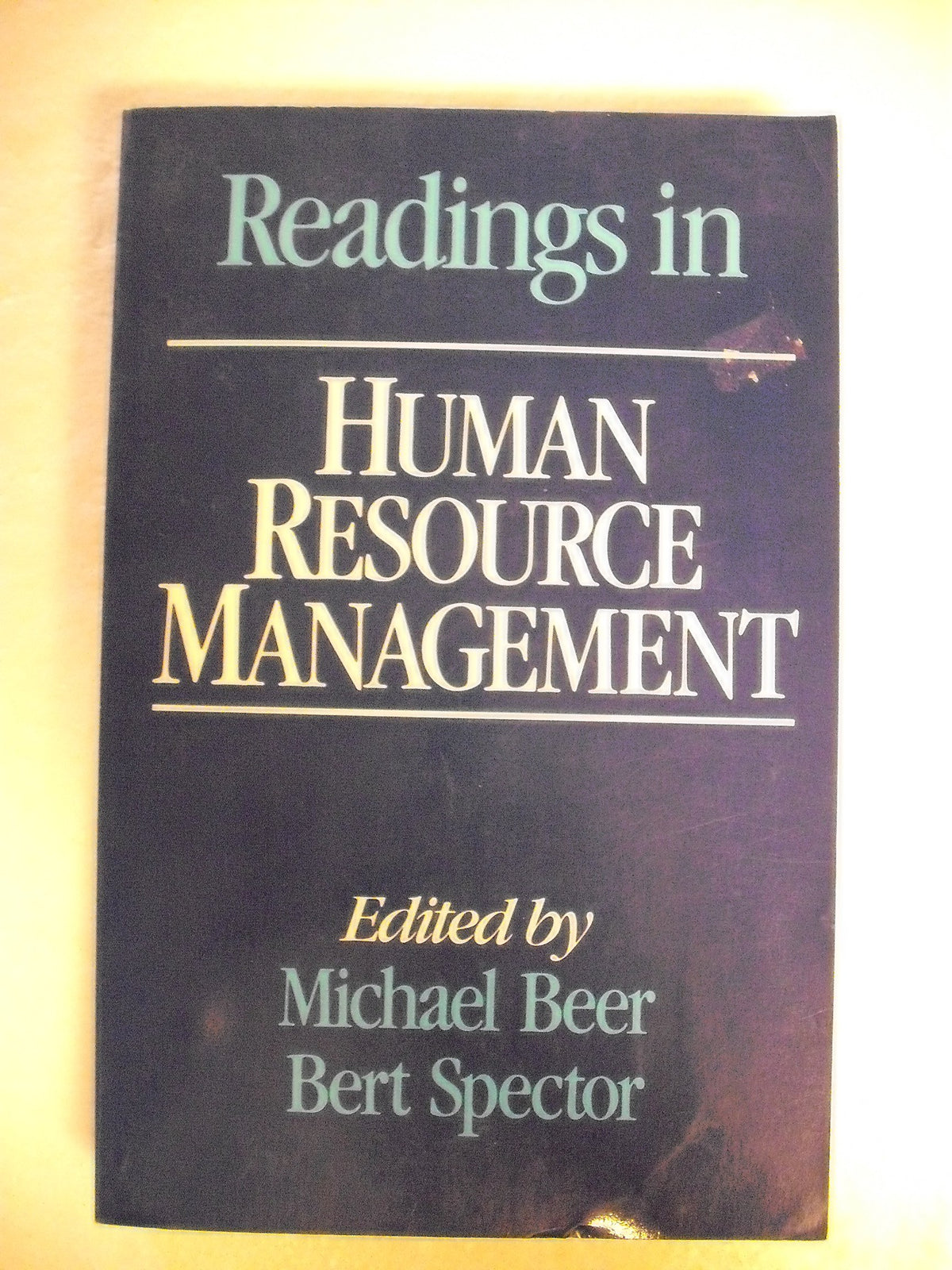 Readings in Human Resource Management