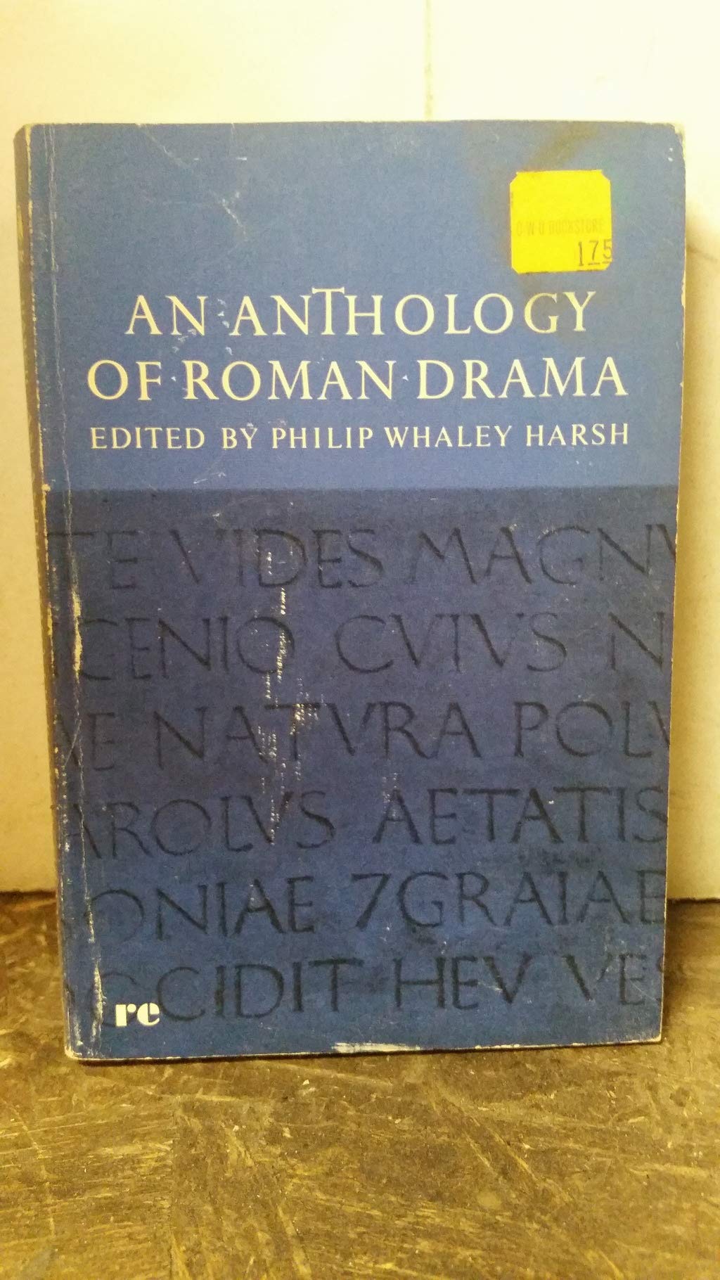 Anthology of Roman Drama