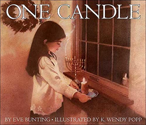 One Candle: A Hanukkah Holiday Book for Kids - 9032