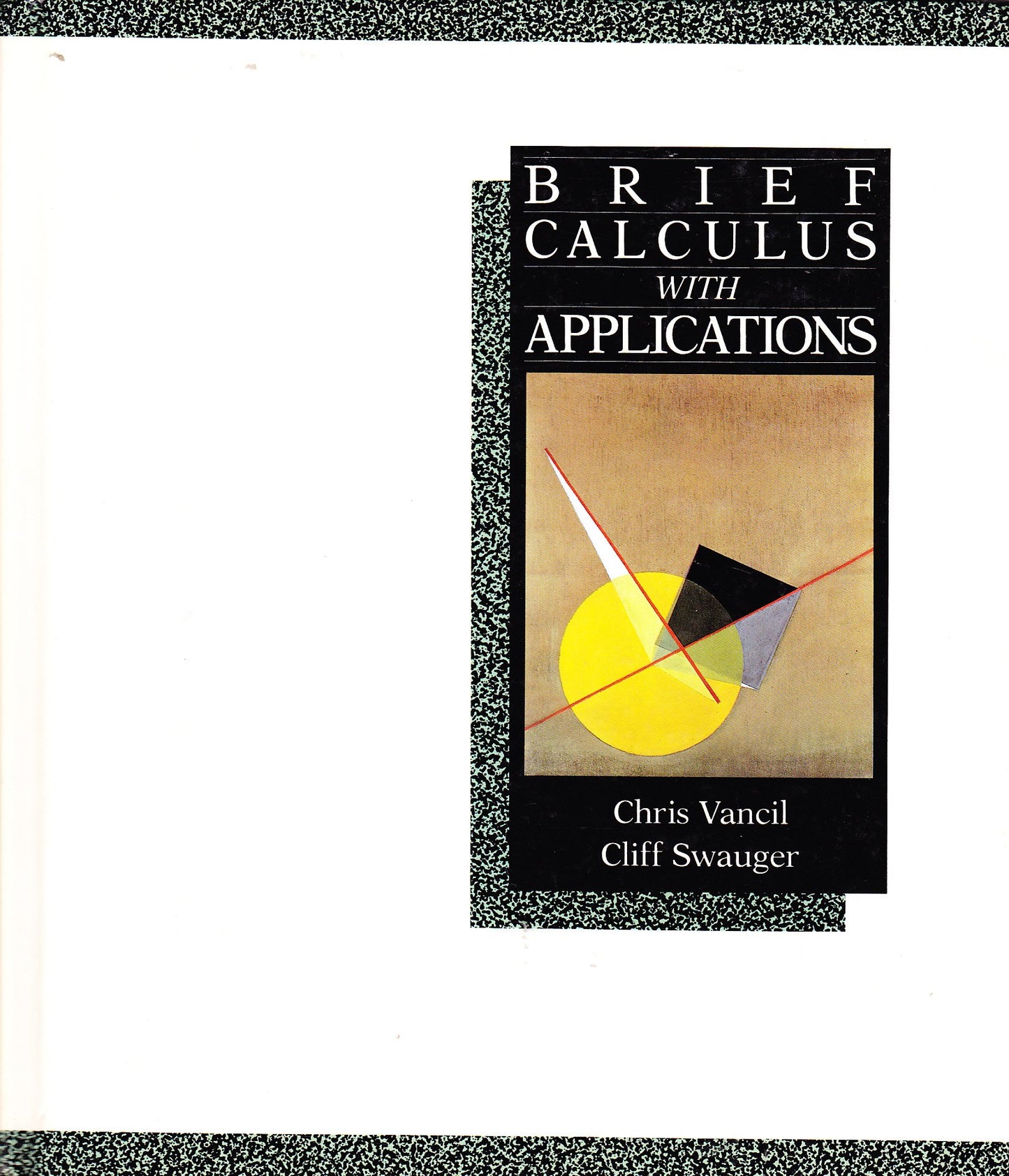 Brief Calculus With Applications - 2619