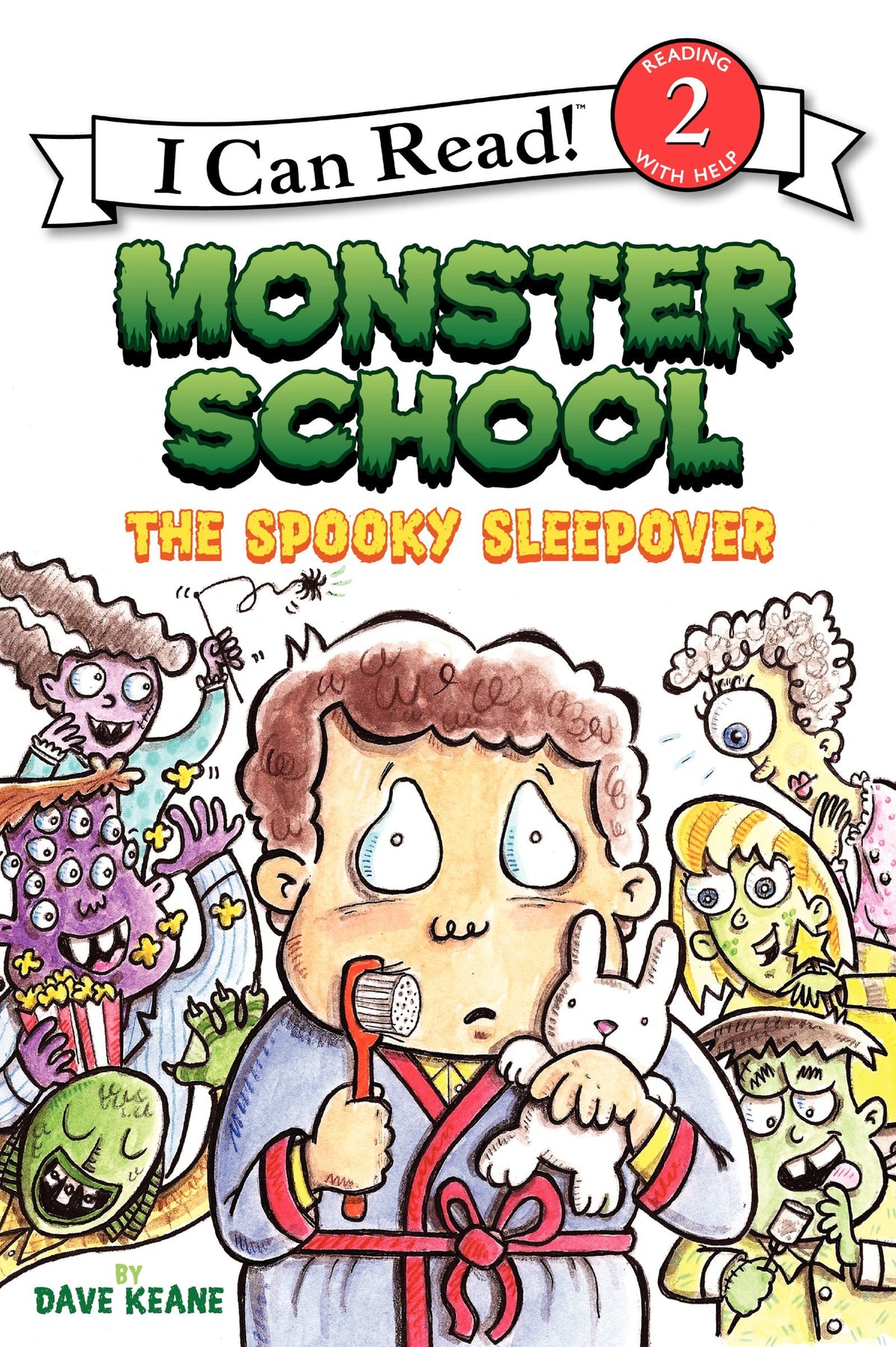 Monster School: The Spooky Sleepover: A Level 2 I Can Read Story about Friendship, Courage, and a Wacky School Sleepover (I Can Read Level 2)