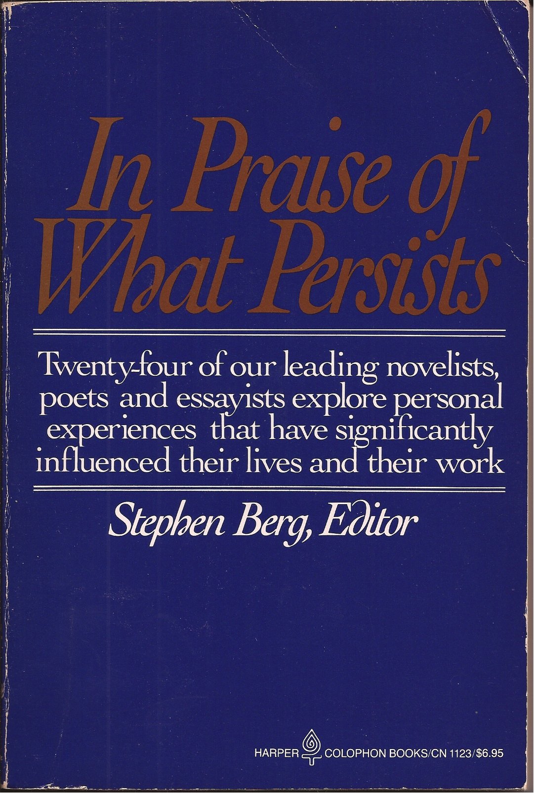 In Praise of What Persists
