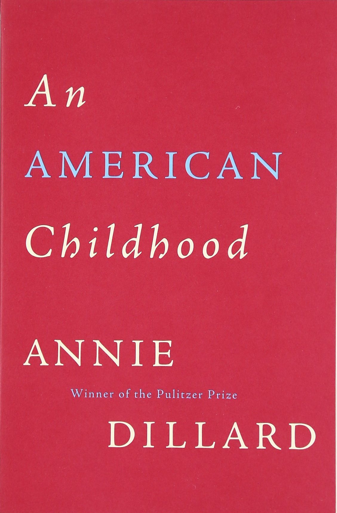 AN AMERICAN CHILDHOOD