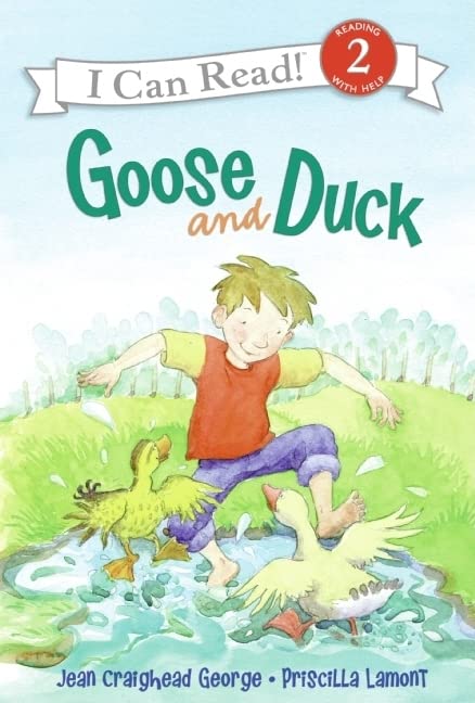 Goose and Duck: A Comic Nature Story About a Boy and the Birds Who Follow Him Everywhere for Kids (Ages 4-8) (I Can Read Level 2)