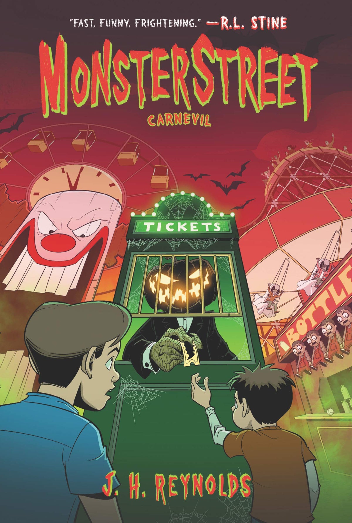 Monsterstreet #3: Carnevil: A Thrilling Mystery about a Brother's Rescue from a Monstrous Carnival for Kids (Ages 8-12)