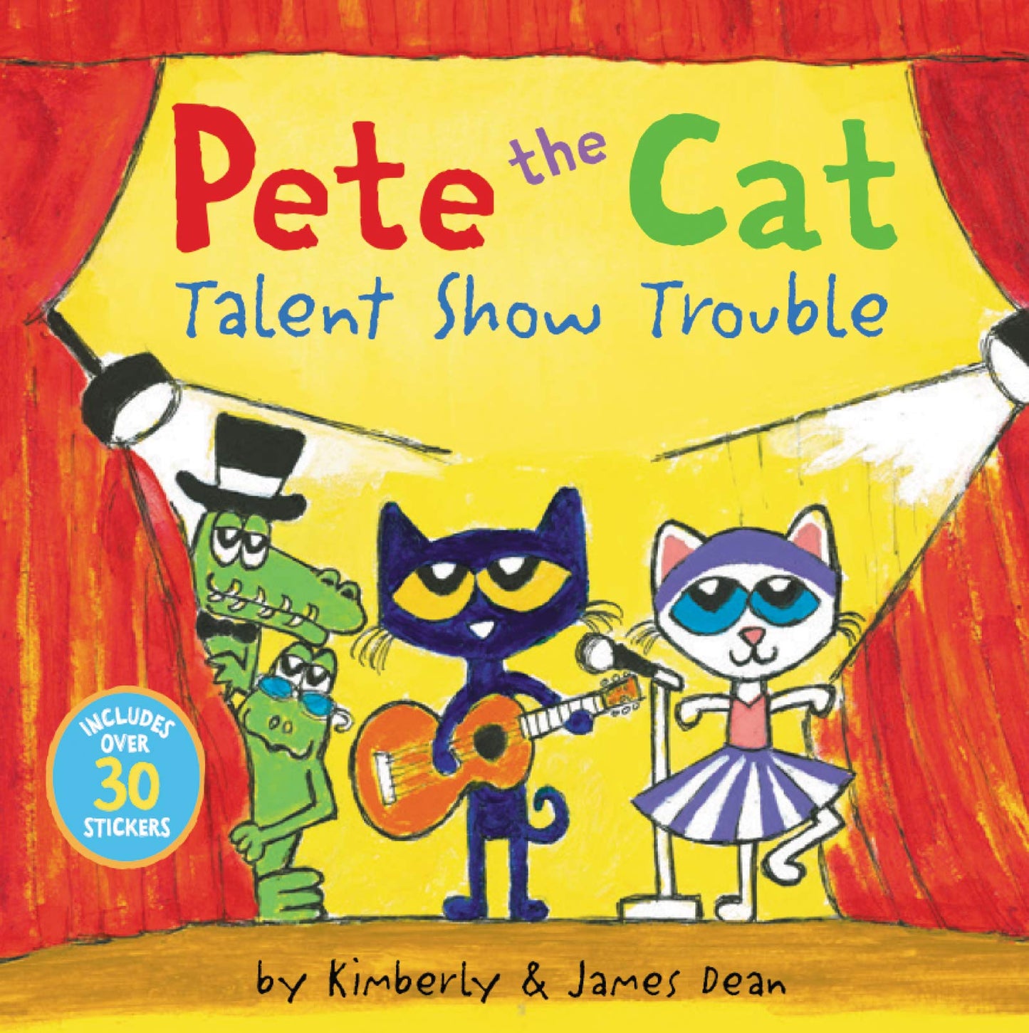 Pete the Cat: Talent Show Trouble: Includes Over 30 Stickers! - 8001