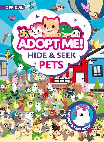Adopt Me! Hide & Seek Pets: A Fun Search-and-Find Book About Your Favorite Pets for Kids (Ages 8-12)
