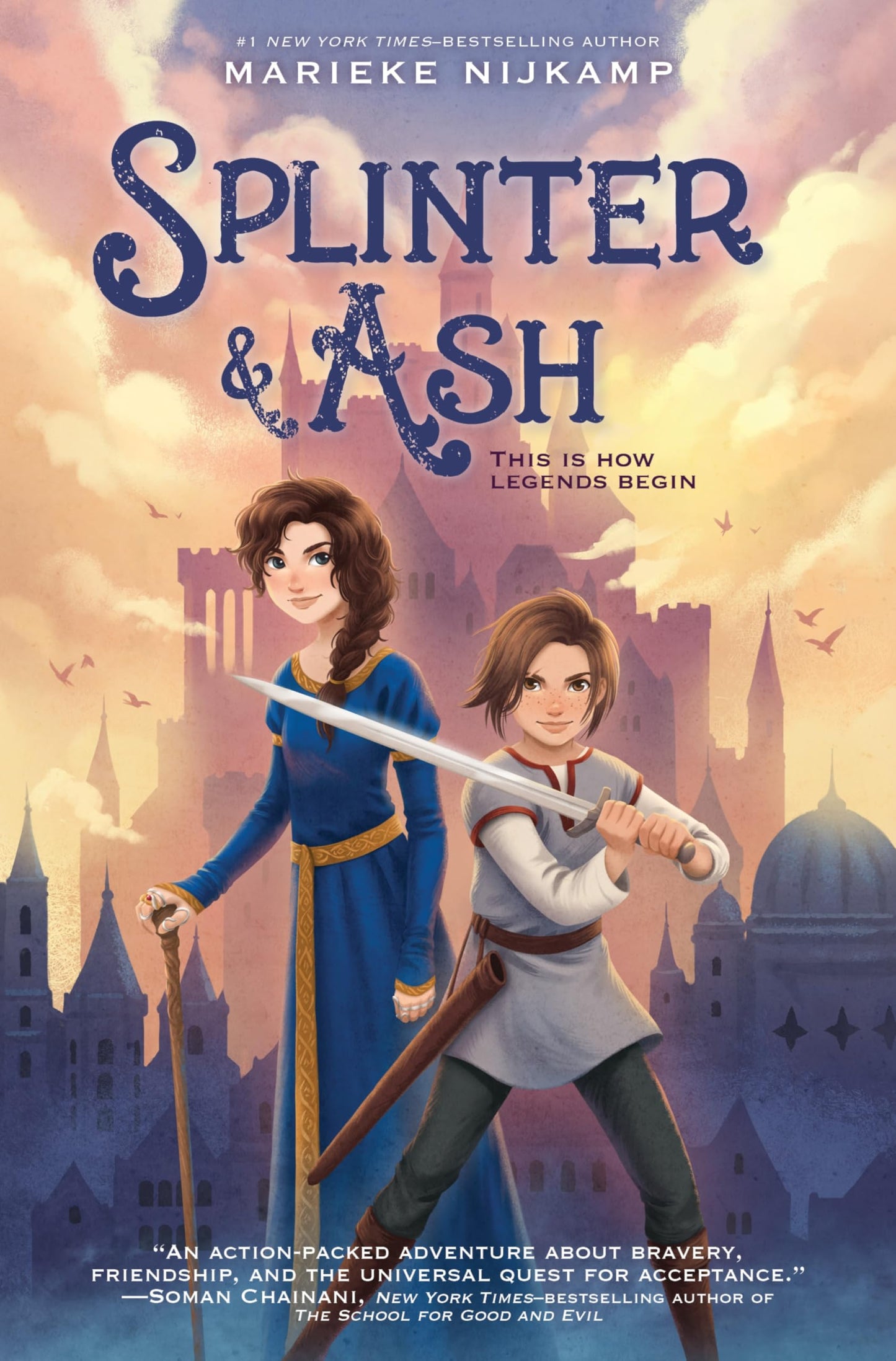 Splinter & Ash: A Middle Grade Fantasy About a Princess and Squire on a Dangerous Quest for Kids (Ages 8-12)