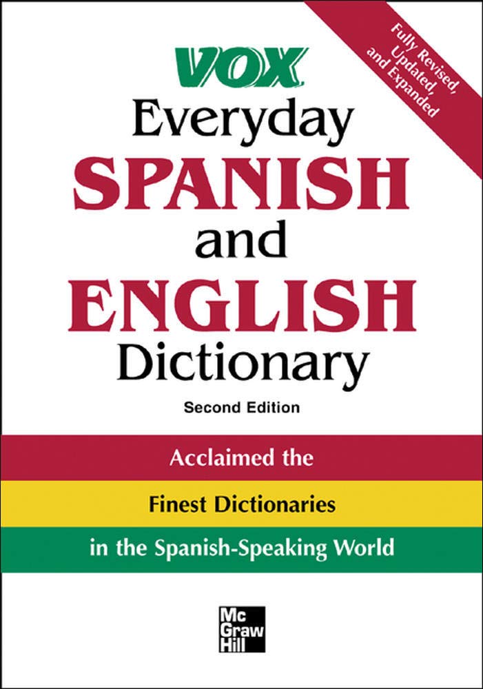 Vox Everyday Spanish and English Dictionary (VOX Dictionary Series) - 9790