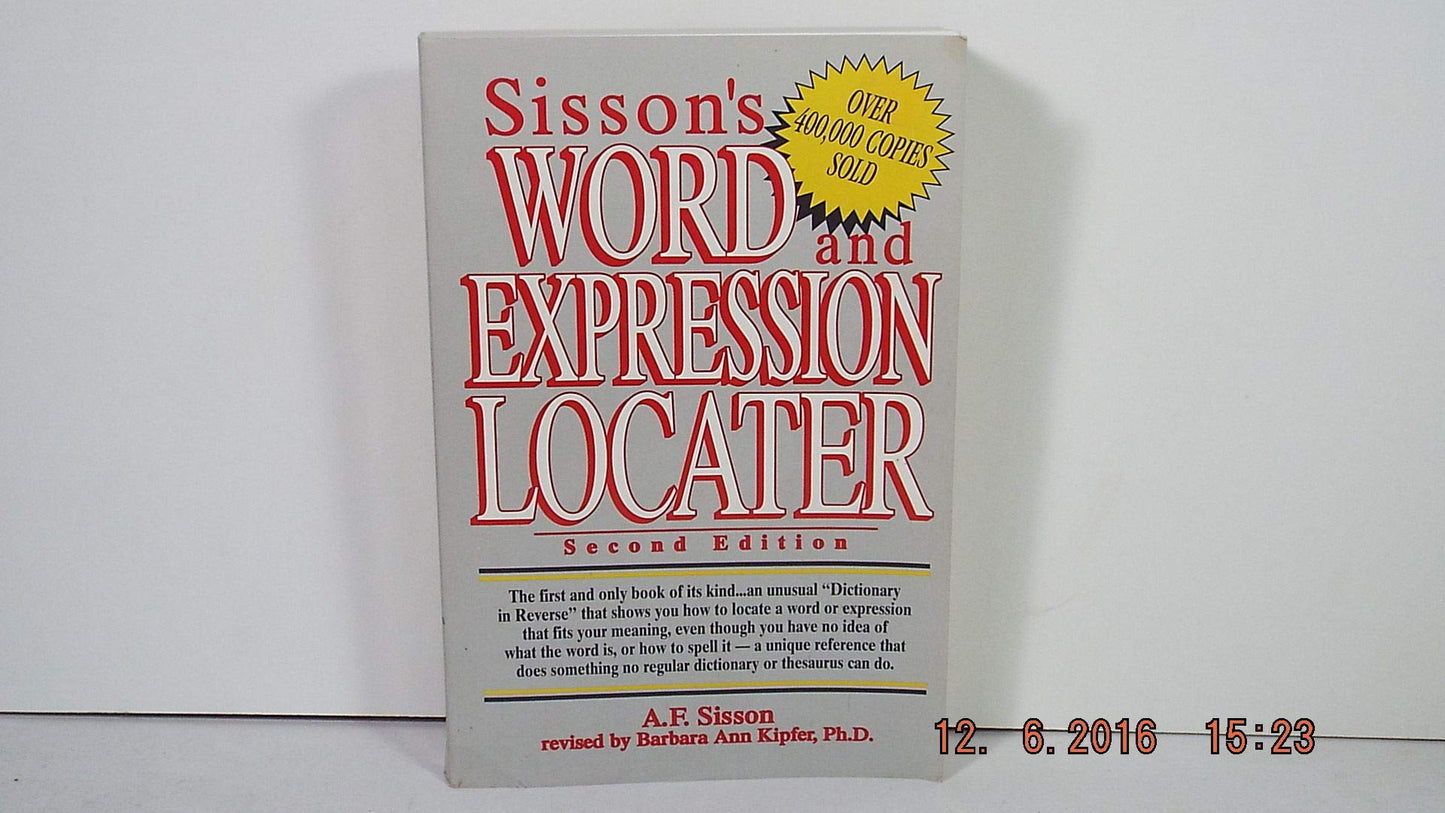 Sisson's Word and Expression Locater