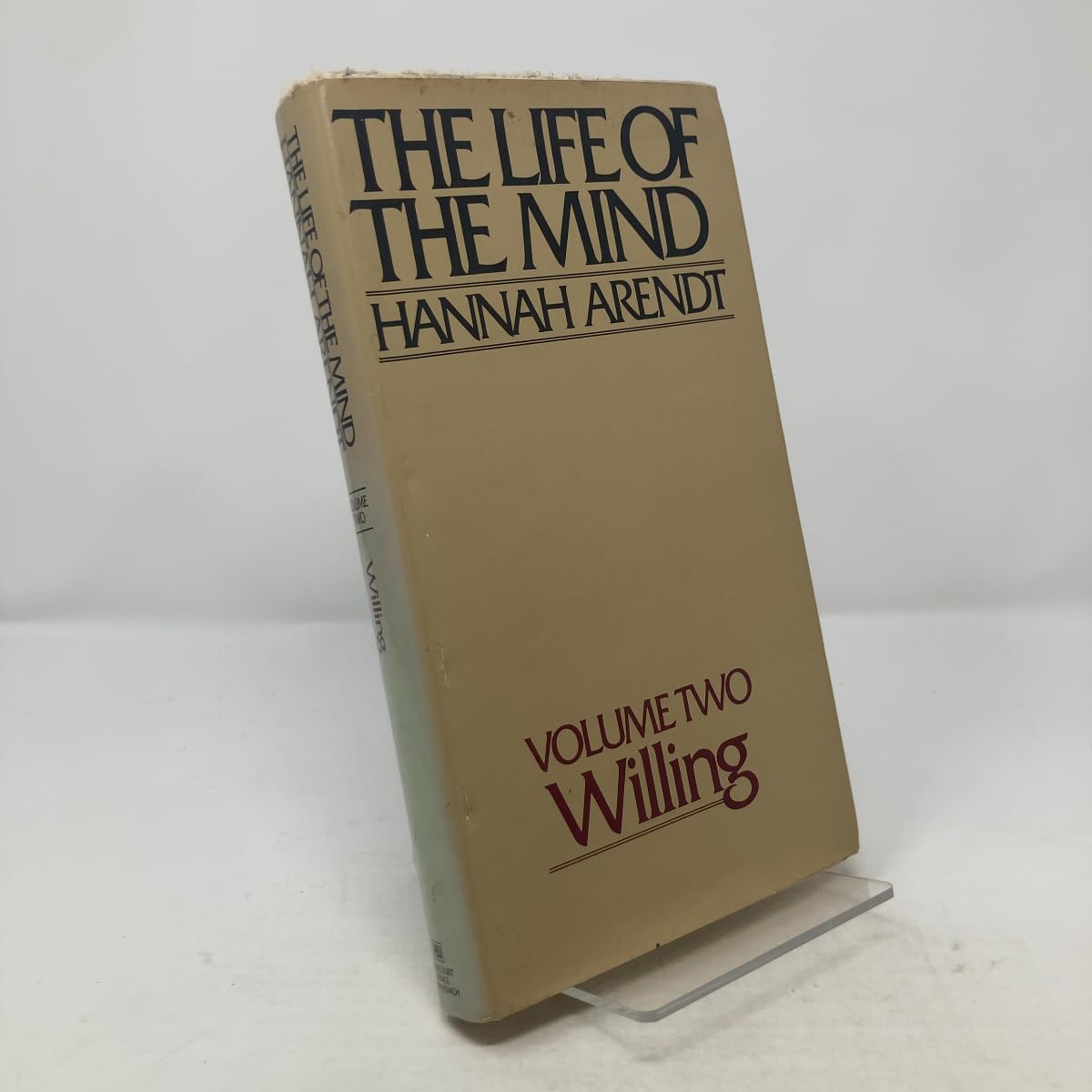 The Life of the Mind: Volume Two, Willing