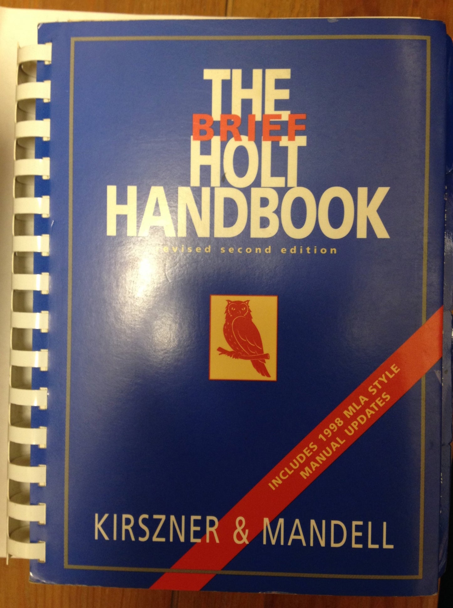 BRIEF HOLT REVISE 2E W/MLA UPDATE