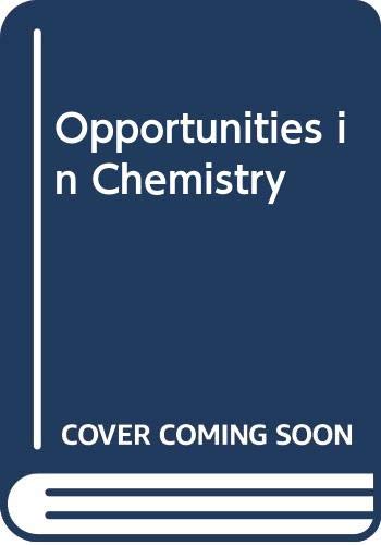 Opportunities in chemistry