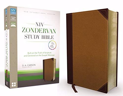 NIV Zondervan Study Bible, Leathersoft, Tan/Brown: Built on the Truth of Scripture and Centered on the Gospel Message