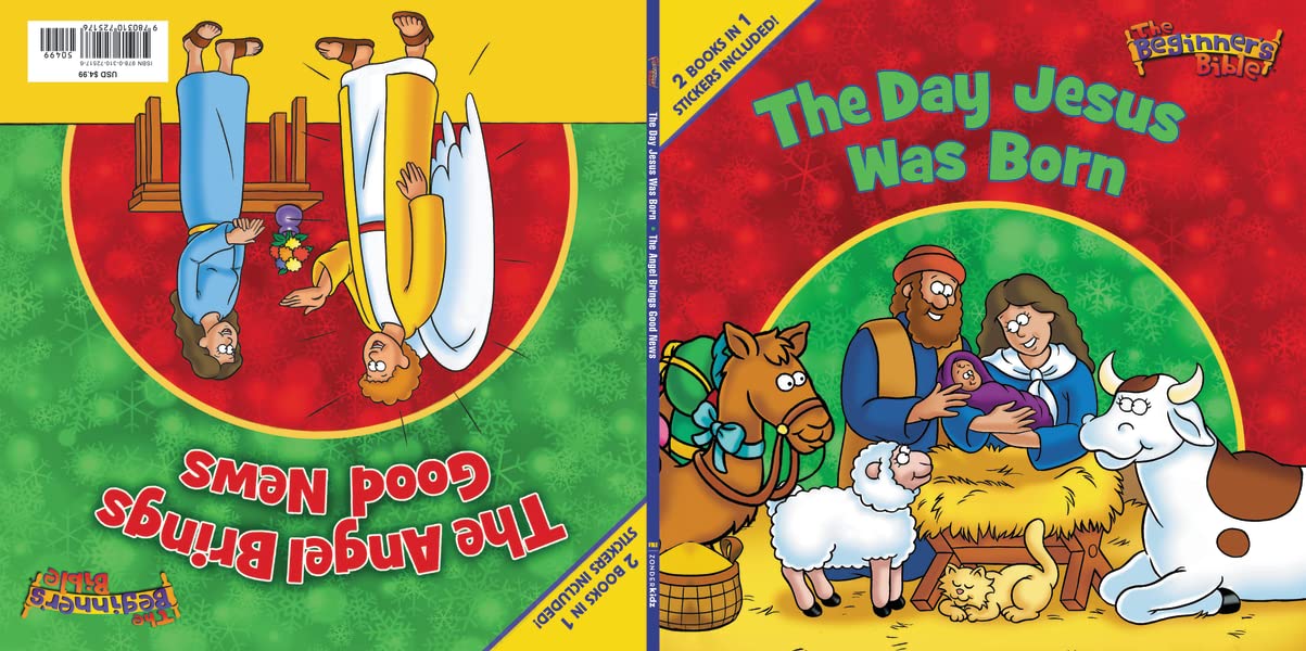 The Beginner's Bible The Day Jesus Was Born/ The Angel Brings Good News: Beginner's Bible Christmas Flip Book