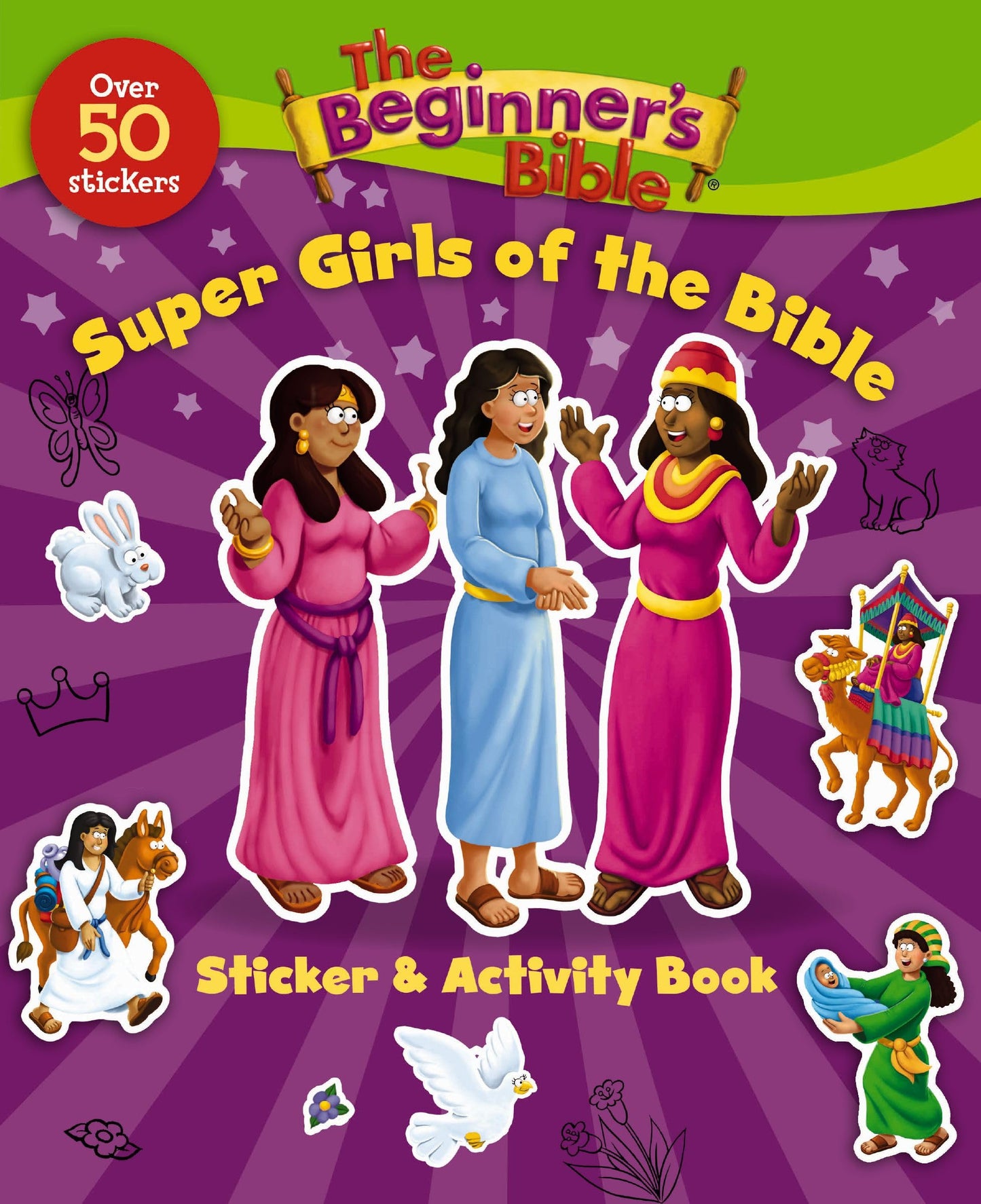 The Beginner's Bible Super Girls of the Bible Sticker and Activity Book - 6619