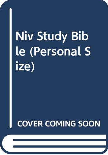 Niv Study Bible (Personal Size)