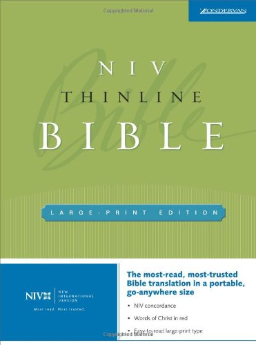 NIV Thinline Bible, Large Print (New International Version)