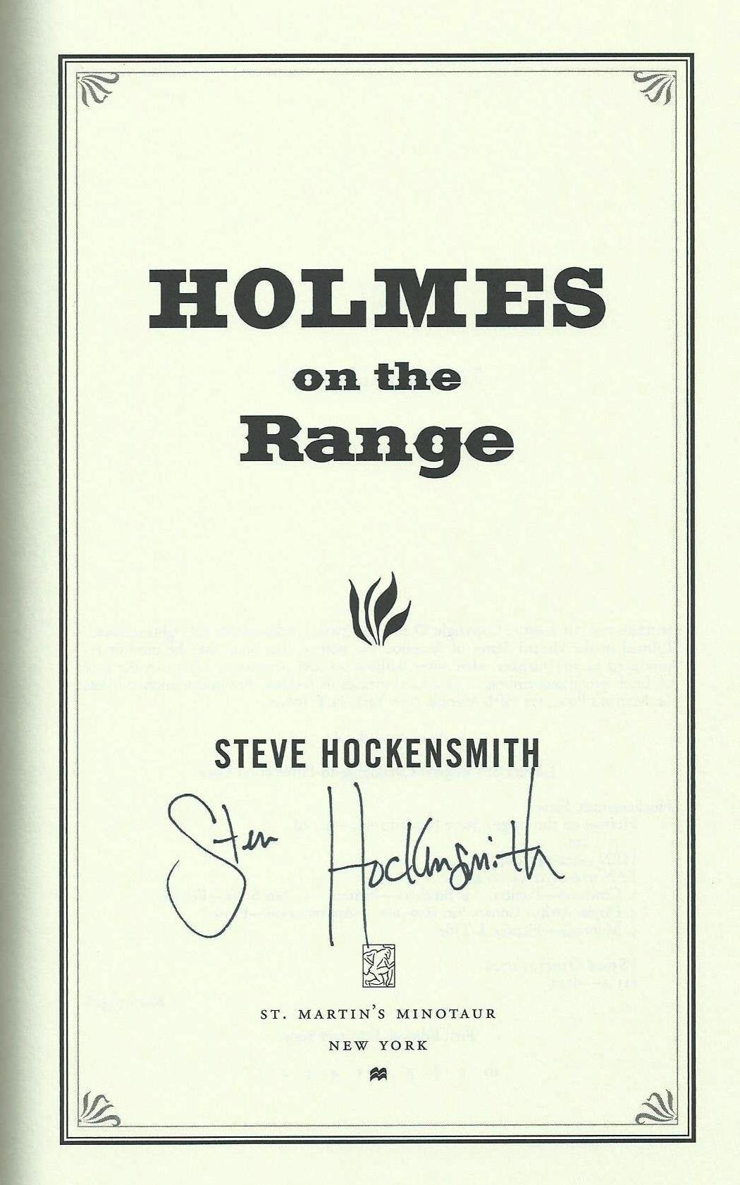 Holmes on the Range (Holmes on the Range Mysteries)