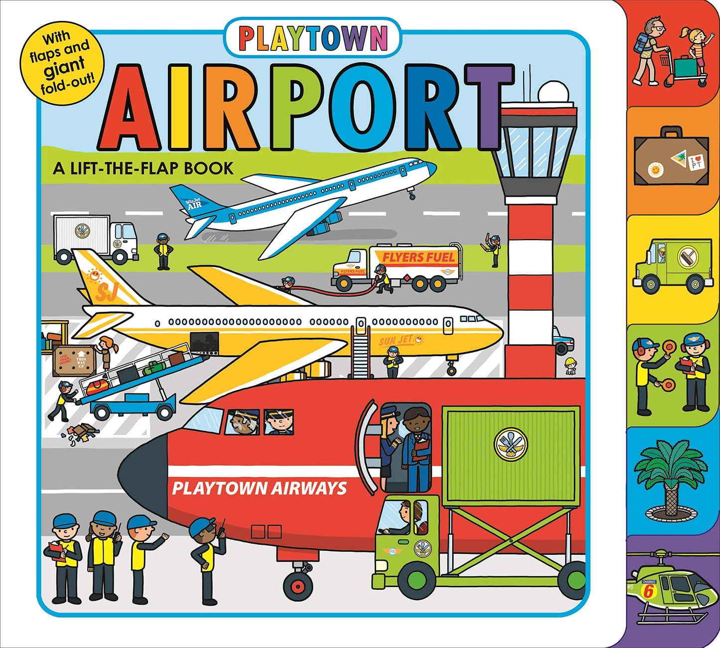 Playtown: Airport (revised edition): A Lift-the-Flap book - 3719
