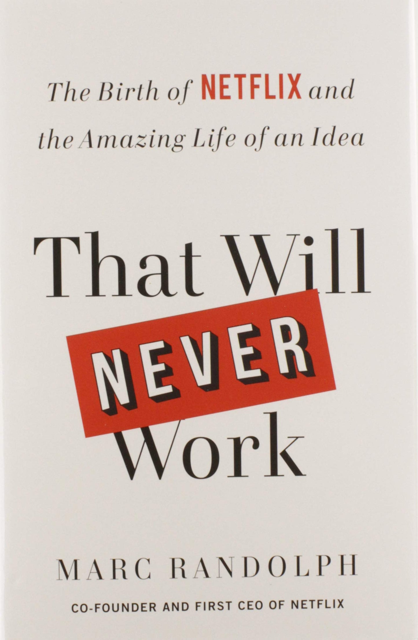 That Will Never Work: The Birth of Netflix and the Amazing Life of an Idea - 6847