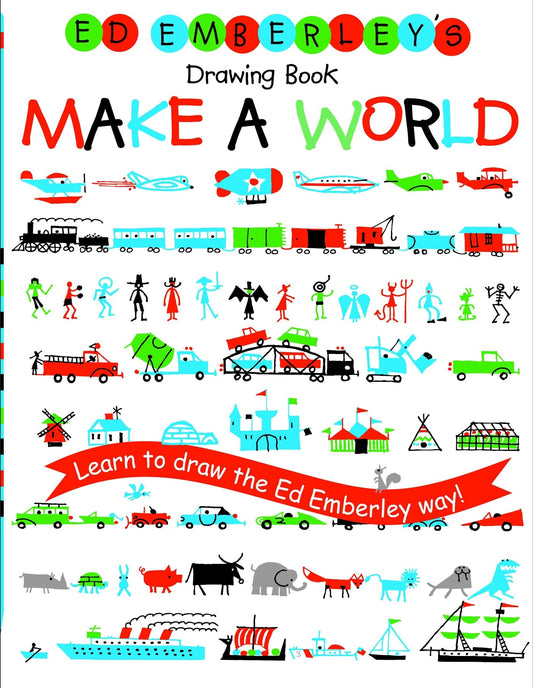 Ed Emberley's Drawing Book: Make a World - 6370