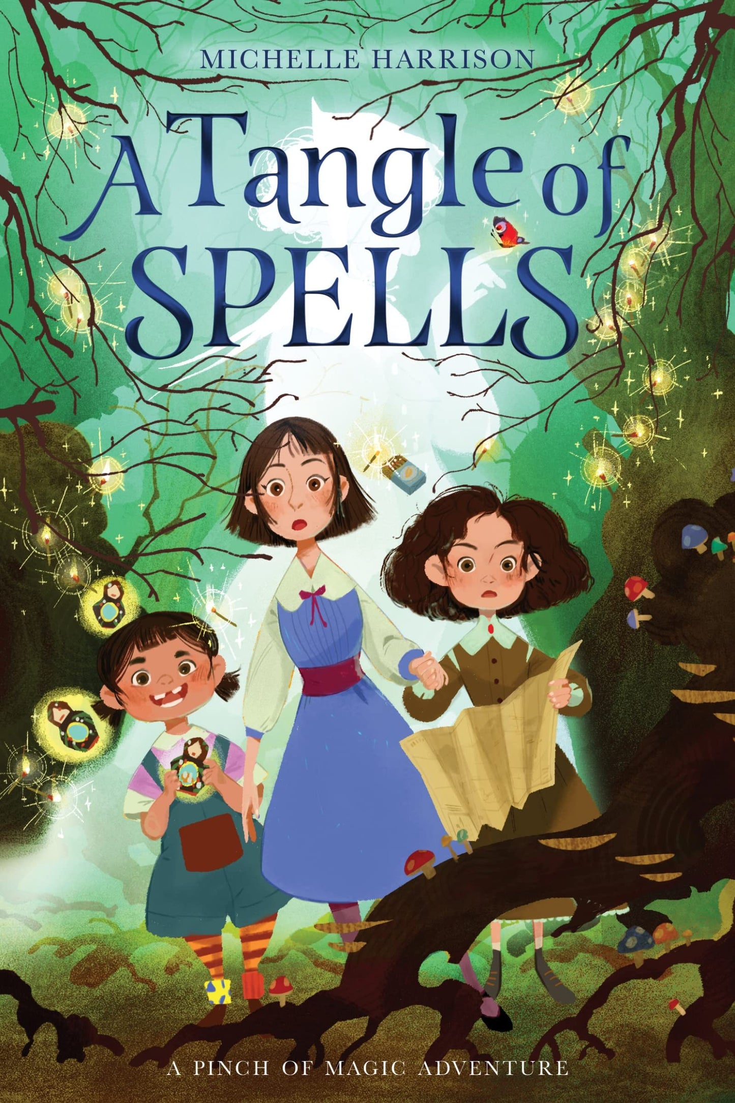 A Tangle of Spells: A Thrilling Middle Grade Fantasy About Sisters Racing to Save Their Village for Children (Ages 8-12) (A Pinch of Magic)