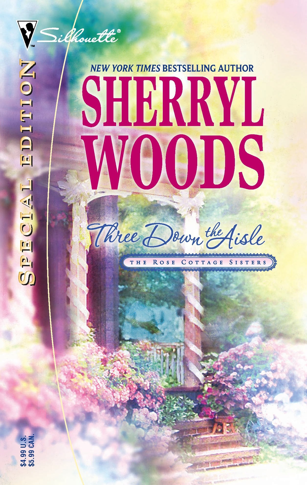 Three Down the Aisle (The Rose Cottage Sisters) (Silhouette Special Edition)