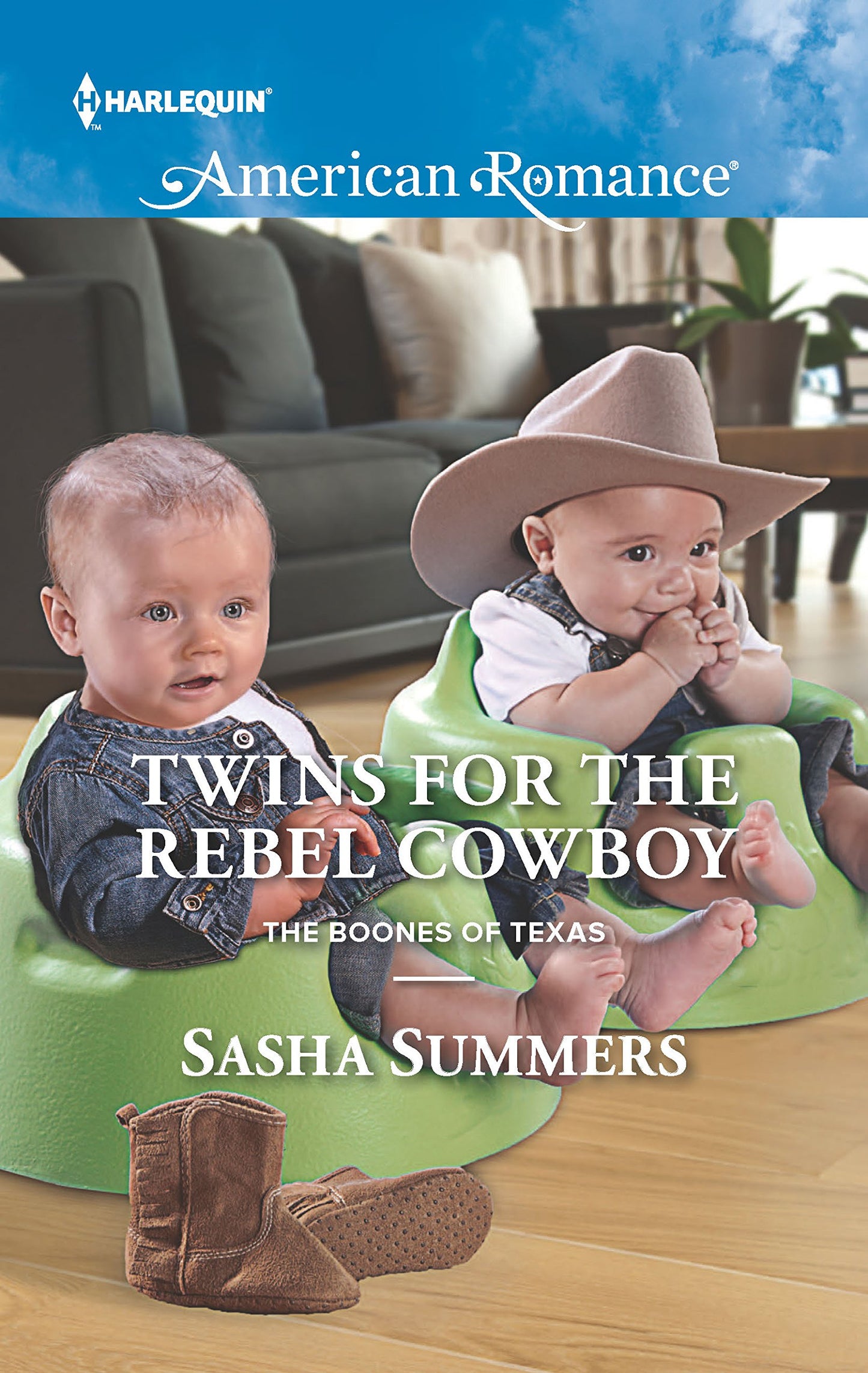 Twins for the Rebel Cowboy (The Boones of Texas, 2)