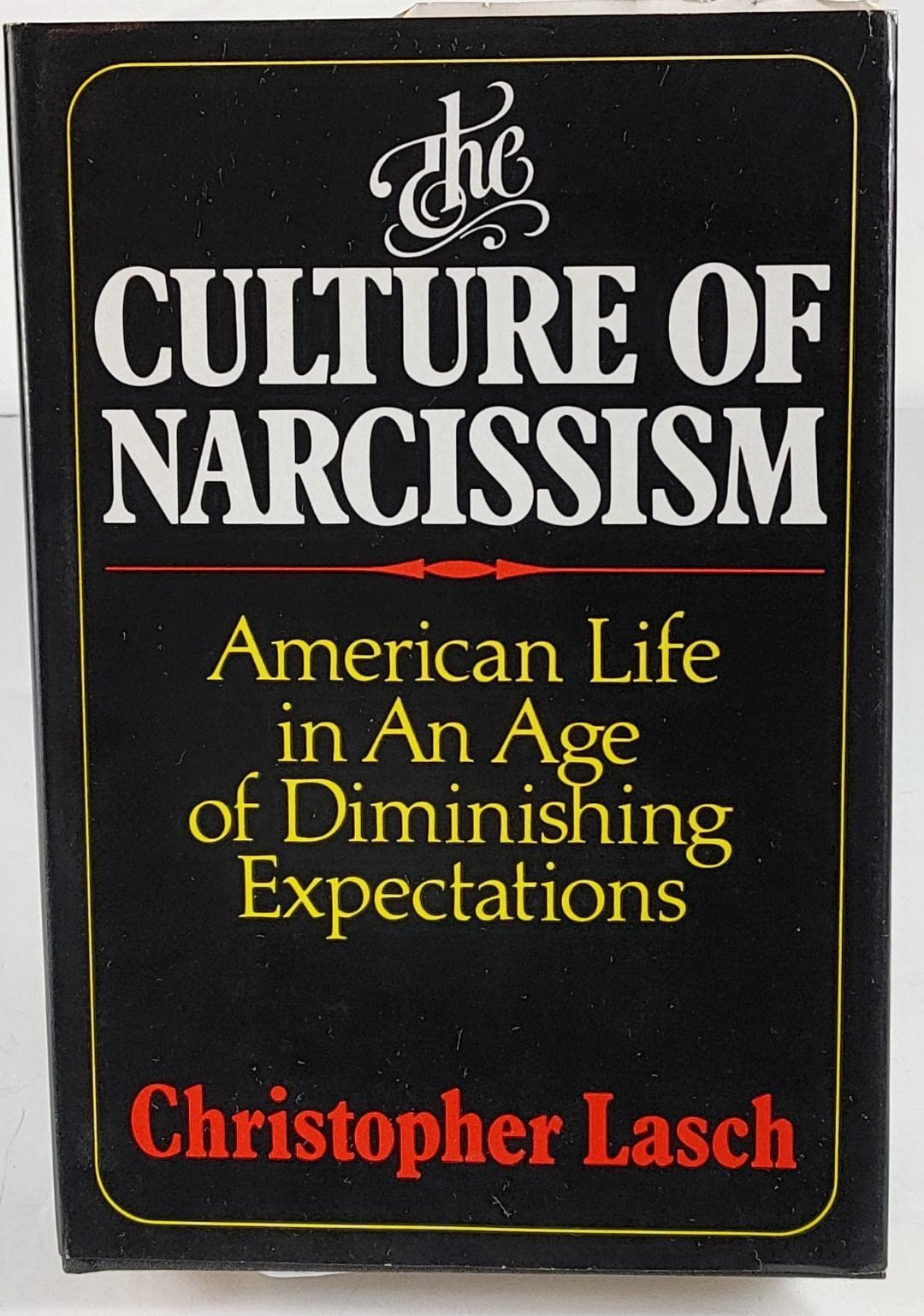 The Culture of Narcissism: American Life in an Age of Diminishing Expectations