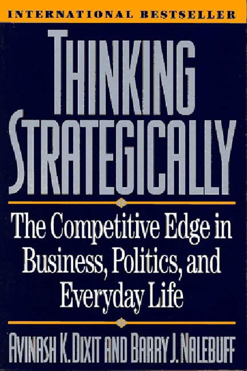 Thinking Strategically: The Competitive Edge in Business, Politics, and Everyday Life (Norton Paperback) - 8956