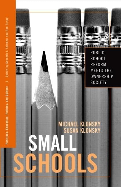 Small Schools: Public School Reform Meets the Ownership Society (Positions: Education, Politics, and Culture)