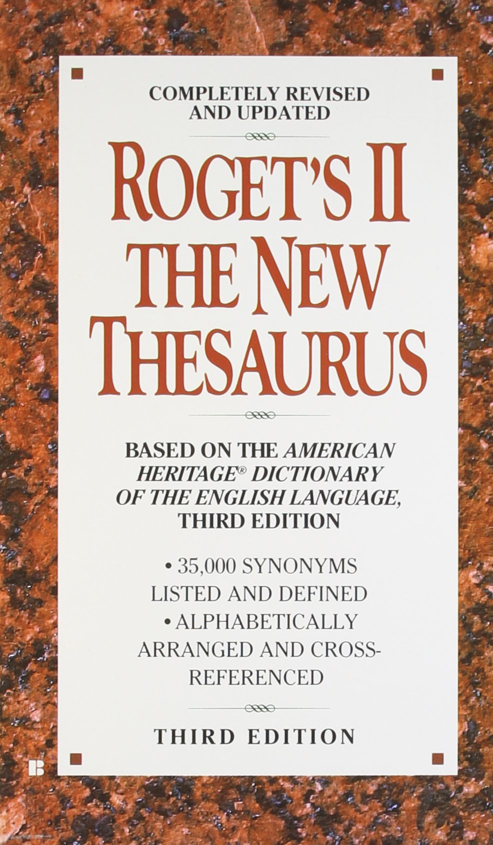 Roget's II: The New Thesaurus