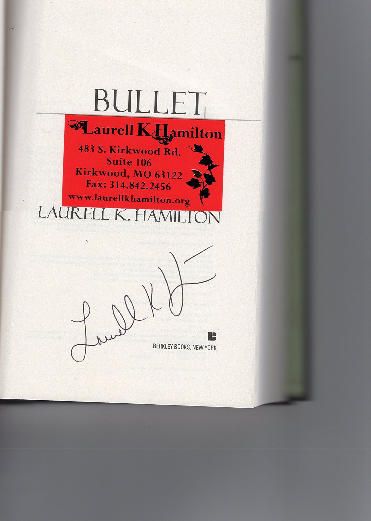 Bullet (Anita Blake, Vampire Hunter)