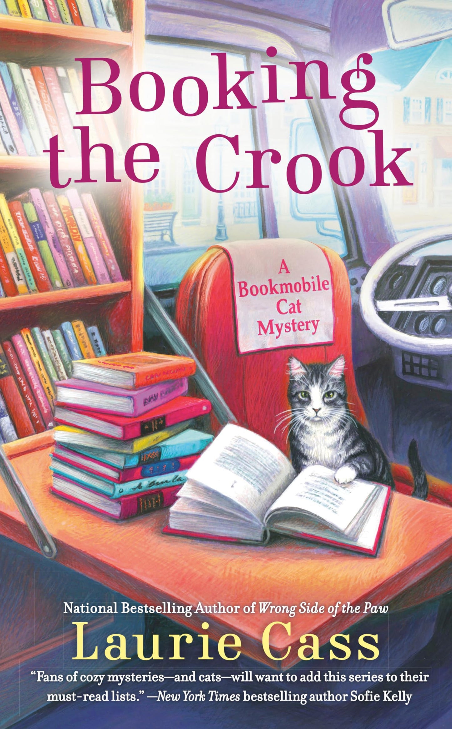 Booking the Crook (A Bookmobile Cat Mystery)