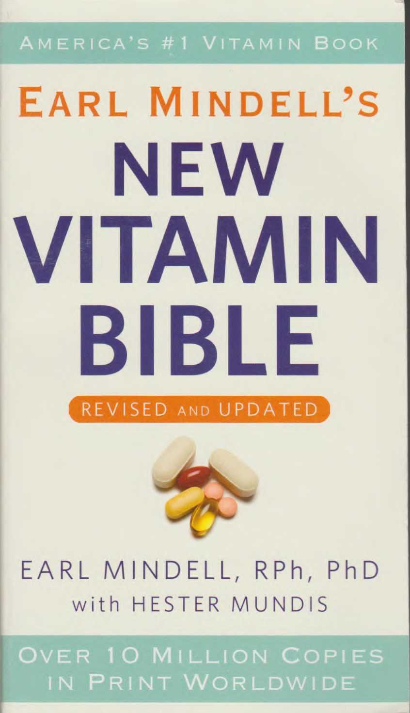 EARL MINDELL'S NEW VITAMIN BIBLE