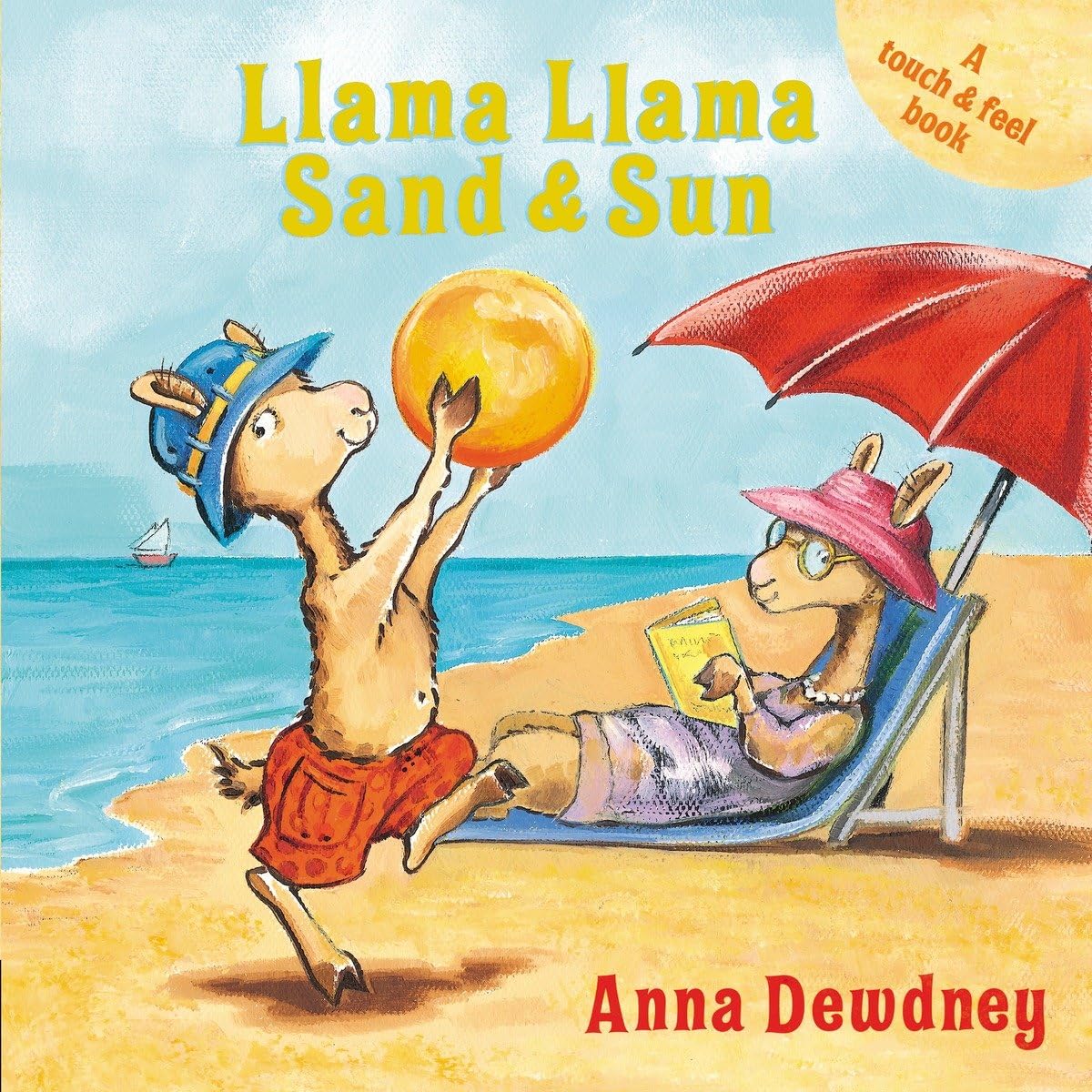 Llama Llama Sand and Sun: A Touch & Feel Book - 8783