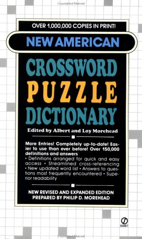 The New American Crossword Puzzle Dictionary: Revised Edition - 5950