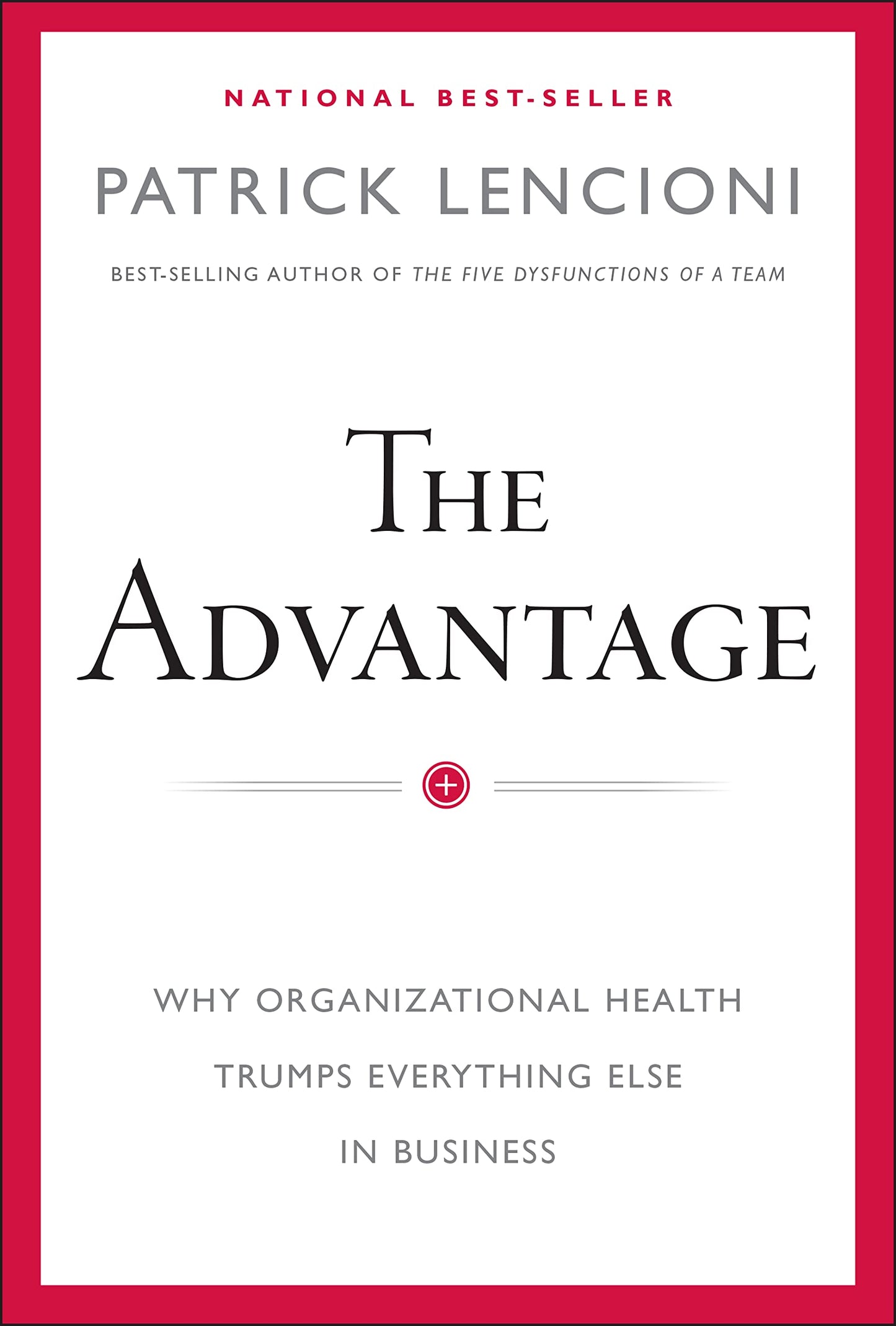 THE ADVANTAGE: WHY ORGANIZATIONA - 1075