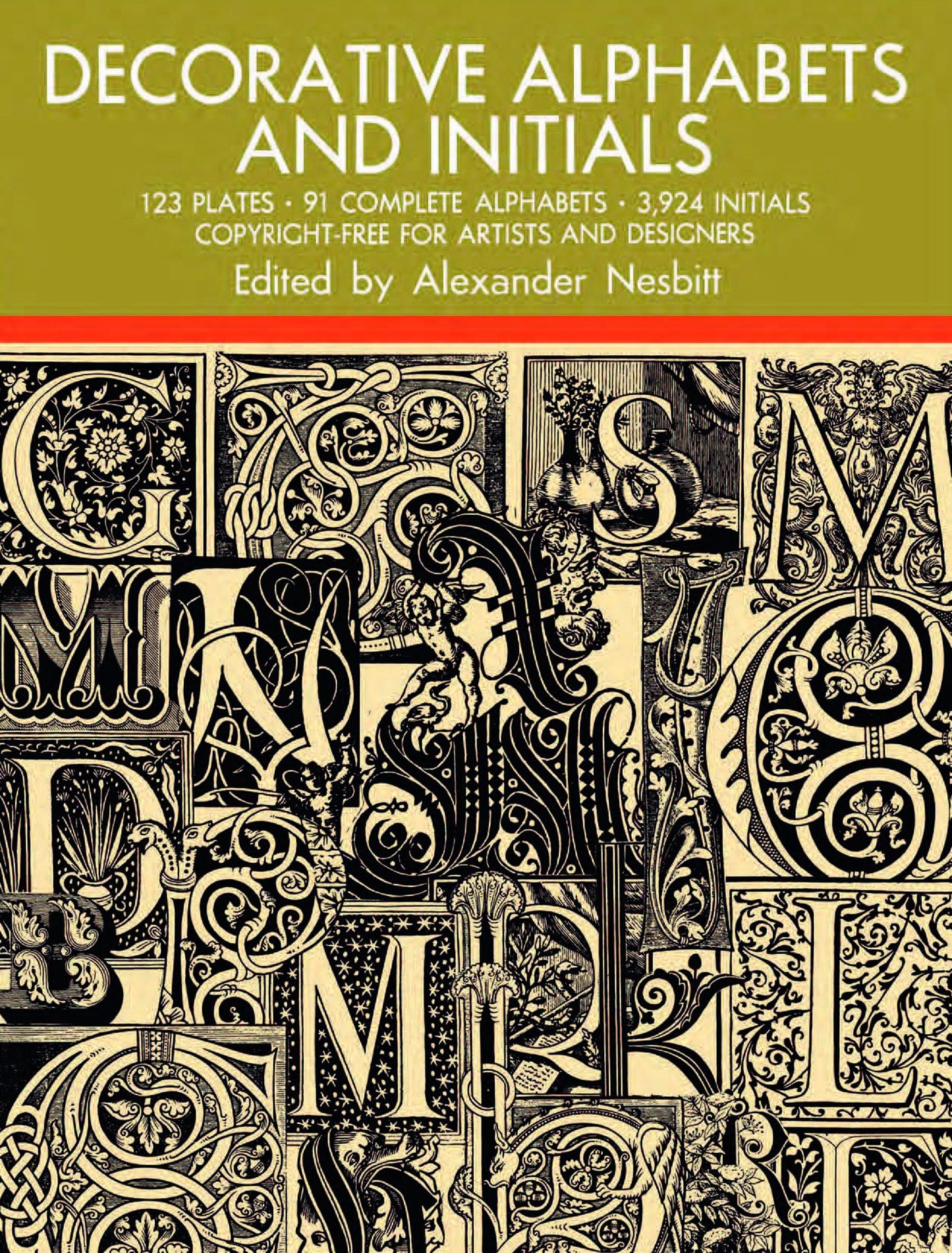 Decorative Alphabets and Initials (Lettering, Calligraphy, Typography) - 6883