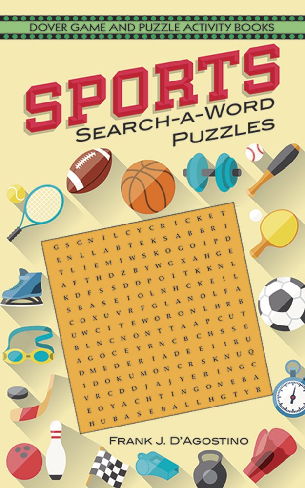 Sports Search-A-Word Puzzles (Dover Children's Activity Books) - 442