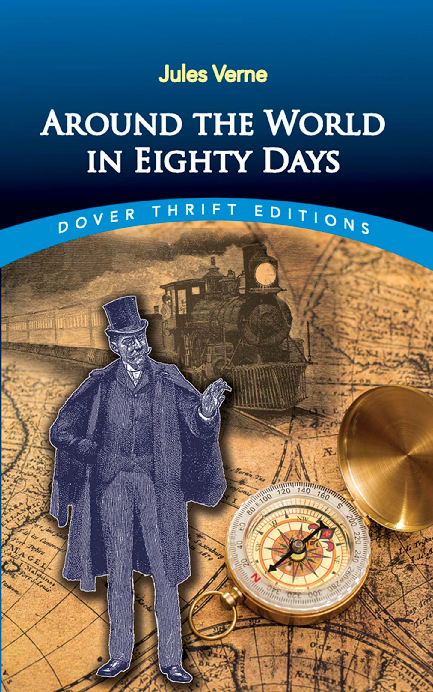 Around the World in Eighty Days (Dover Thrift Editions: Classic Novels) - 7261
