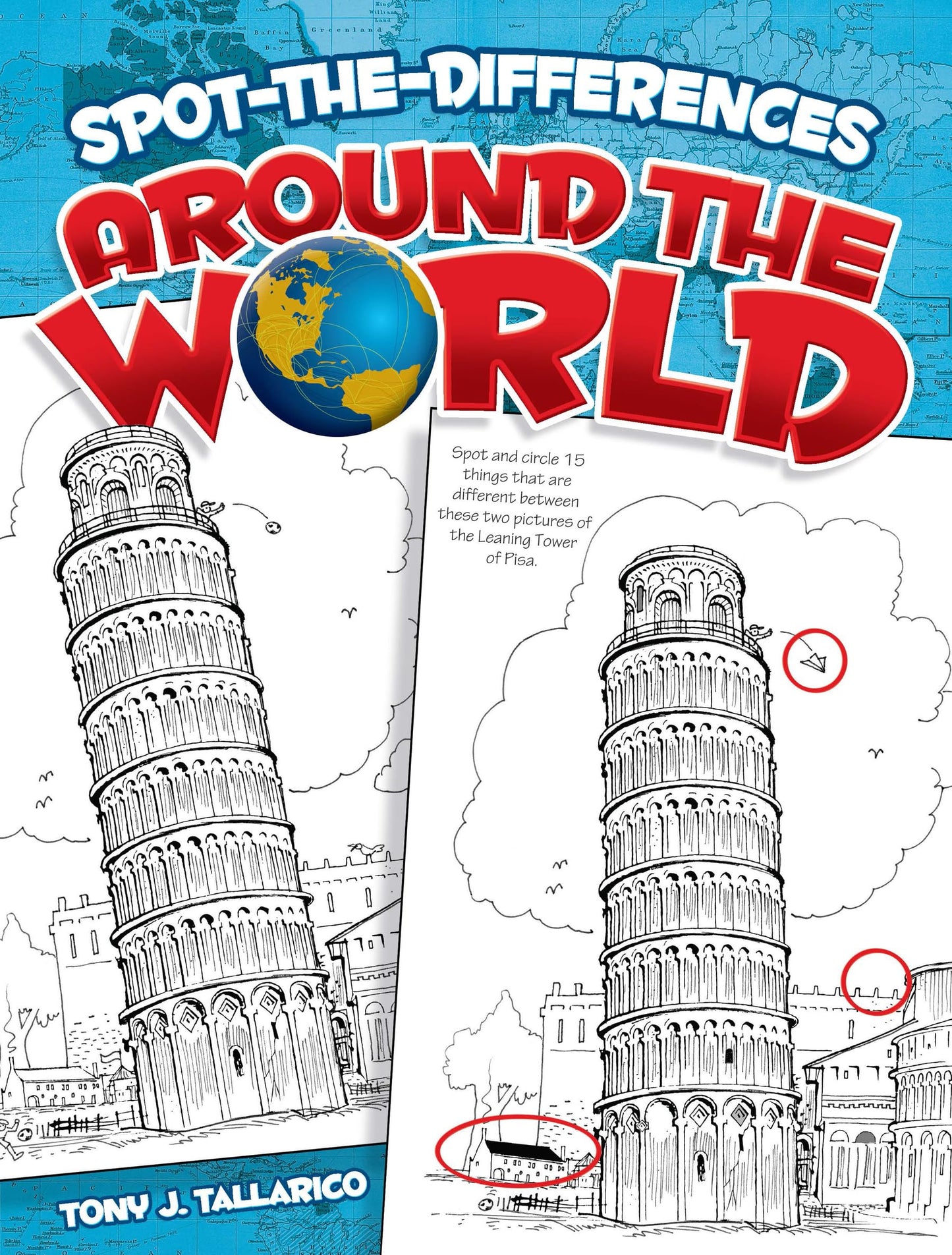 Spot-the-Differences Around the World (Dover Kids Activity Books) - 2699