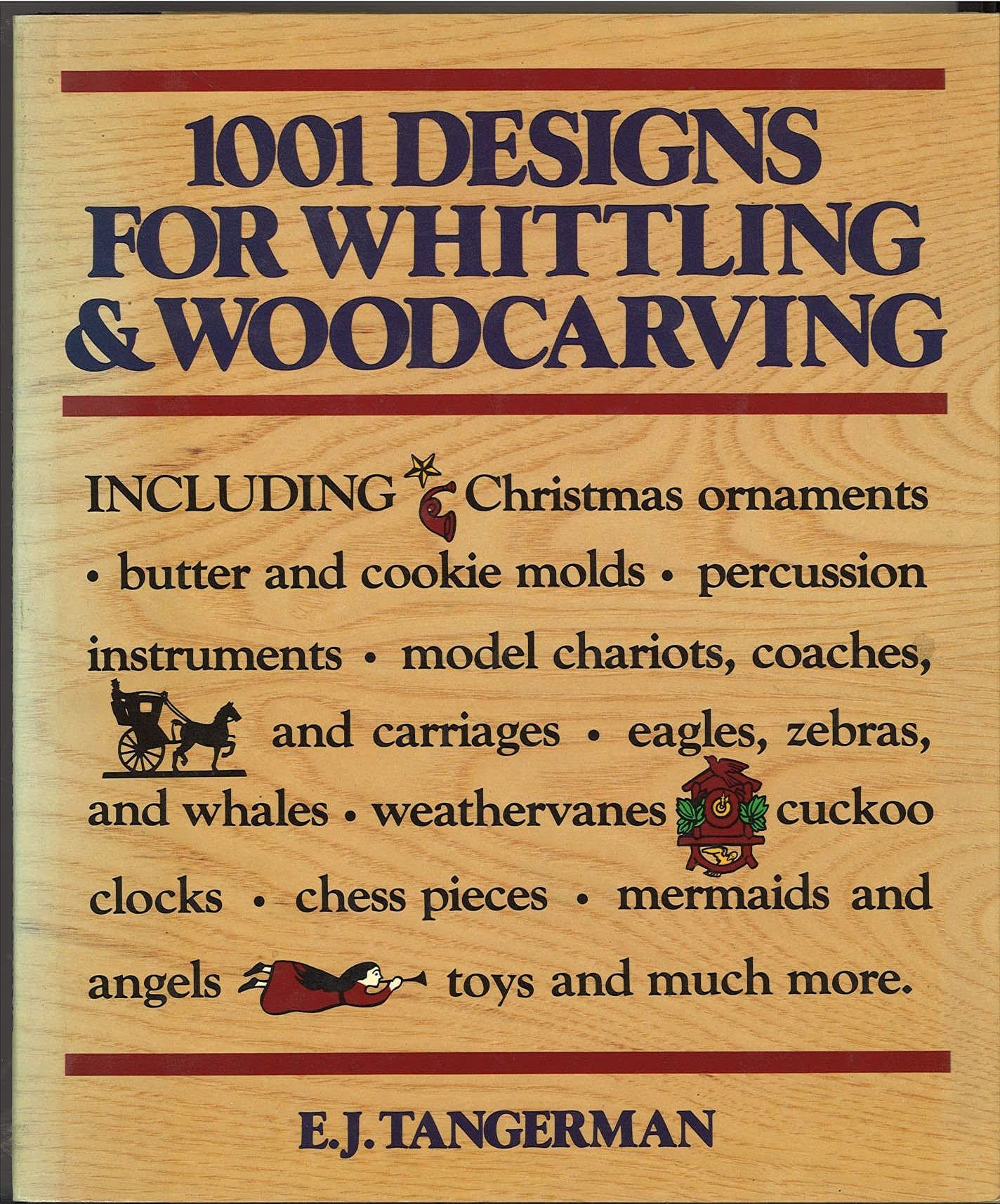 1001 Designs for Whittling & Woodcarving - 734