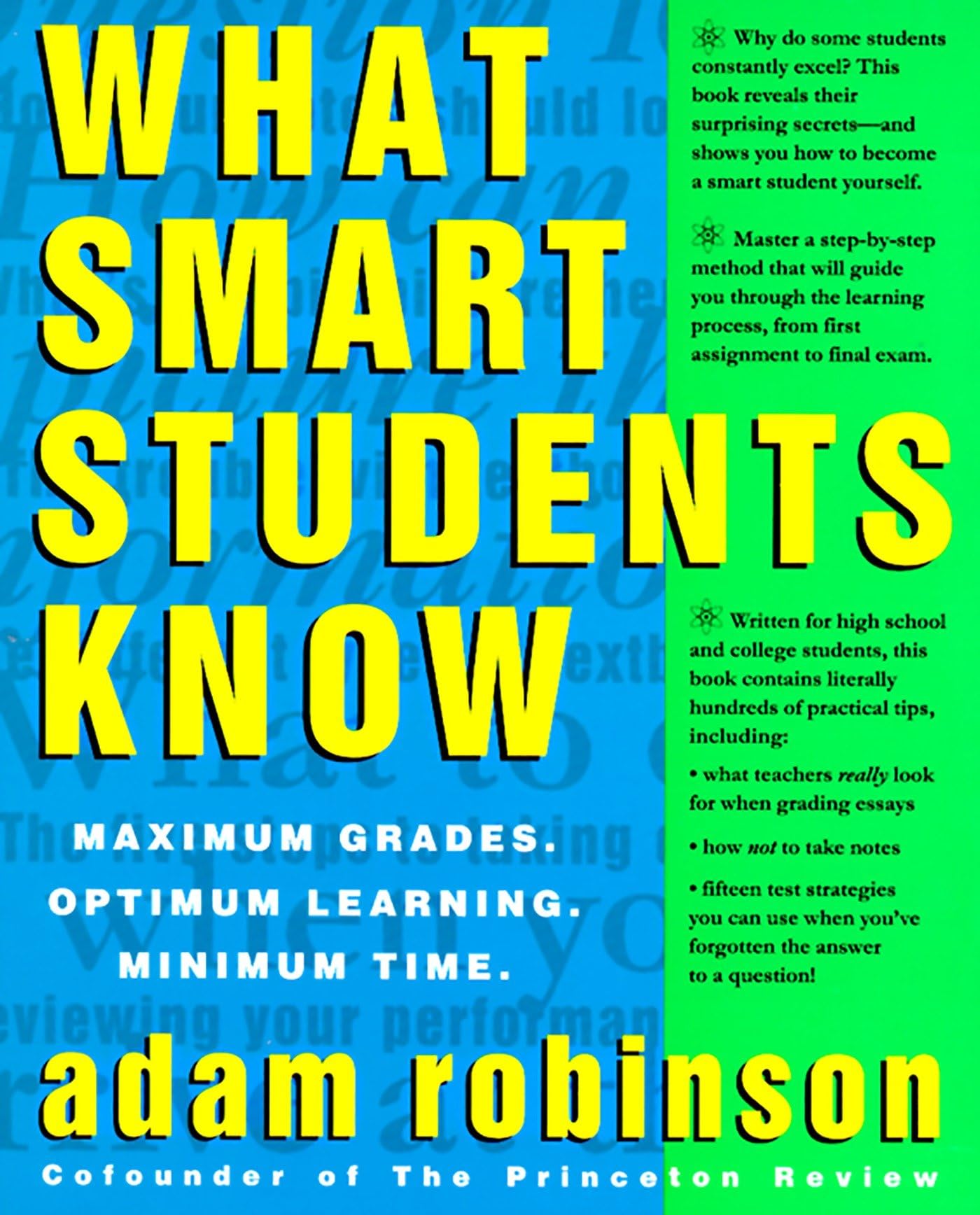 WHAT SMART STUDENTS KNOW: MAXIMU
