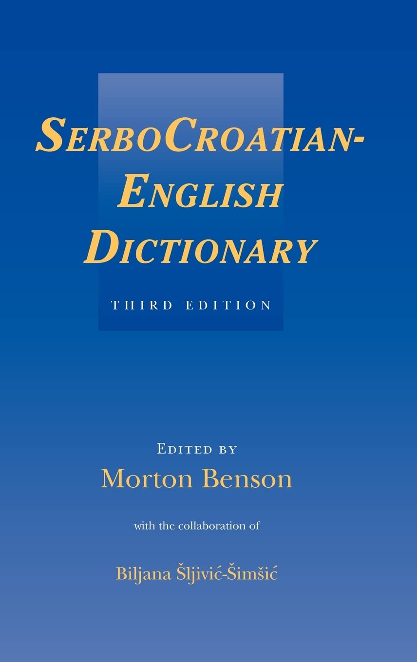 SerboCroatian-English Dictionary (SerboCroatian-English Dictionary 2 Volume Set) - 1310