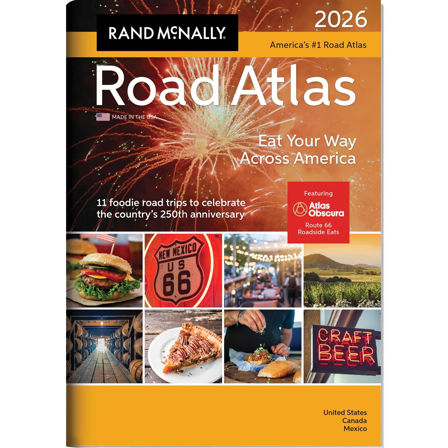 Rand McNally 2026 Road Atlas: United States, Canada, Mexico (Rand McNally Road Atlases)