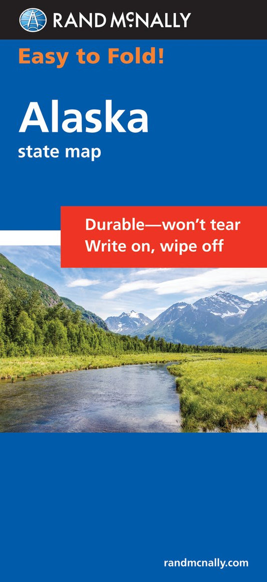 Rand Mcnally Easy To Fold: Alaska, Highways and Interstates - 9184