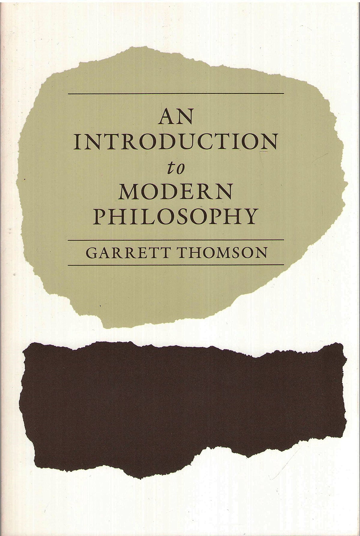 An Introduction to Modern Philosophy